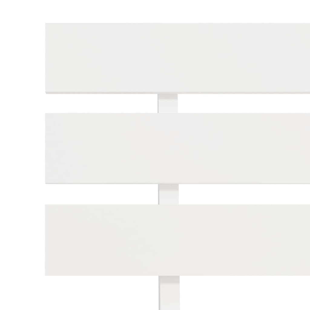 vidaXL Πλαίσιο Κρεβατιού Λευκό 180 x 200 εκ. από Μασίφ Ξύλο Πεύκου