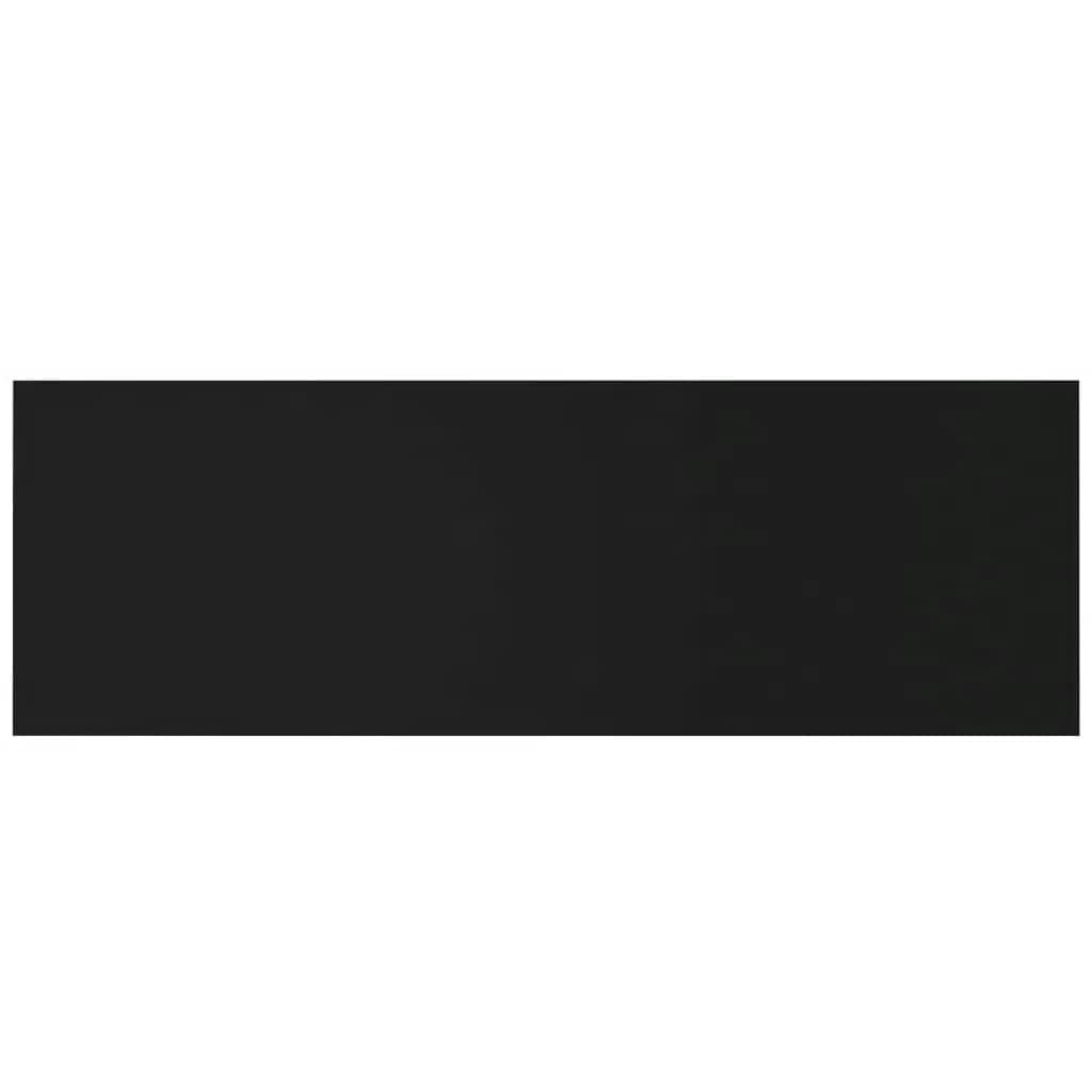 vidaXL Κεφαλάρι Κρεβατιού με Ντουλάπια Μαύρο από Επεξεργασμένο Ξύλο