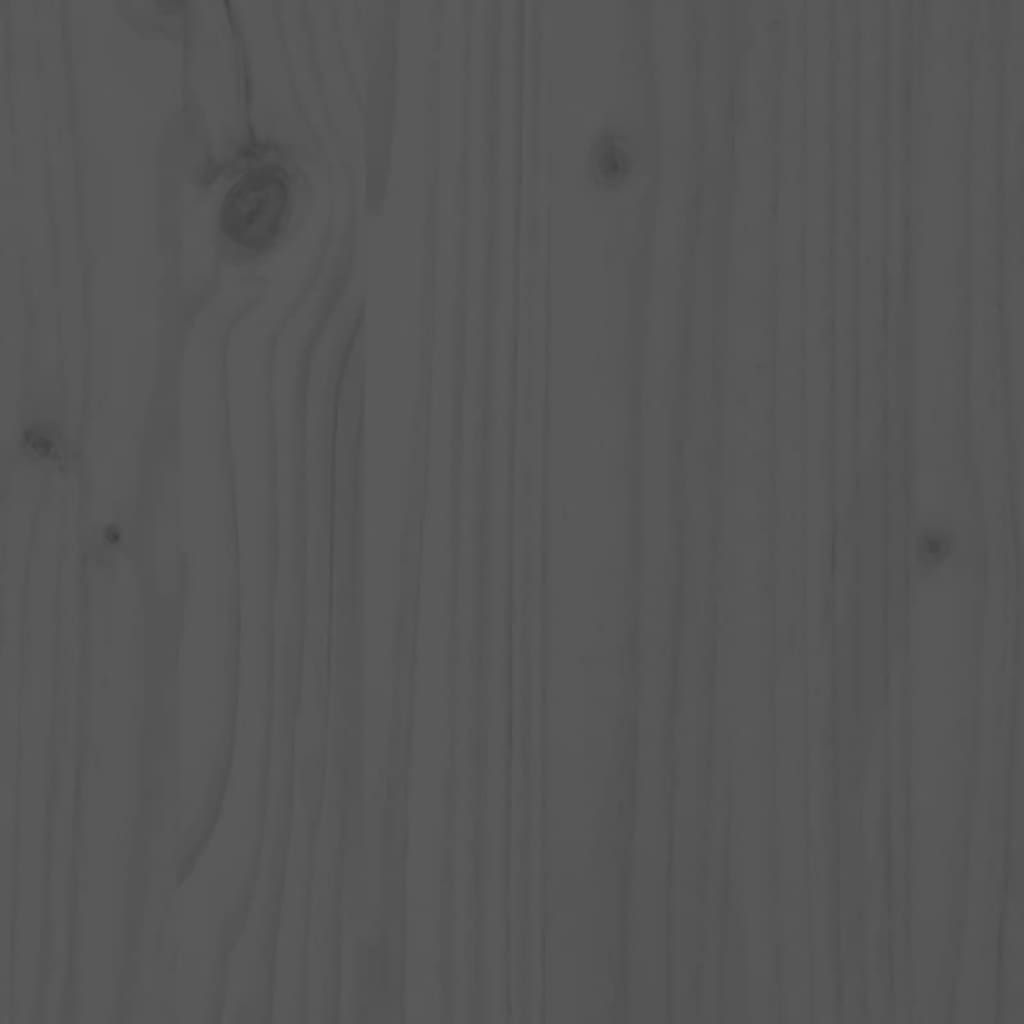 vidaXL Έπιπλα Μπαρ Κήπου Σετ 3 Τεμαχίων Γκρι από Μασίφ Ξύλο Πεύκου