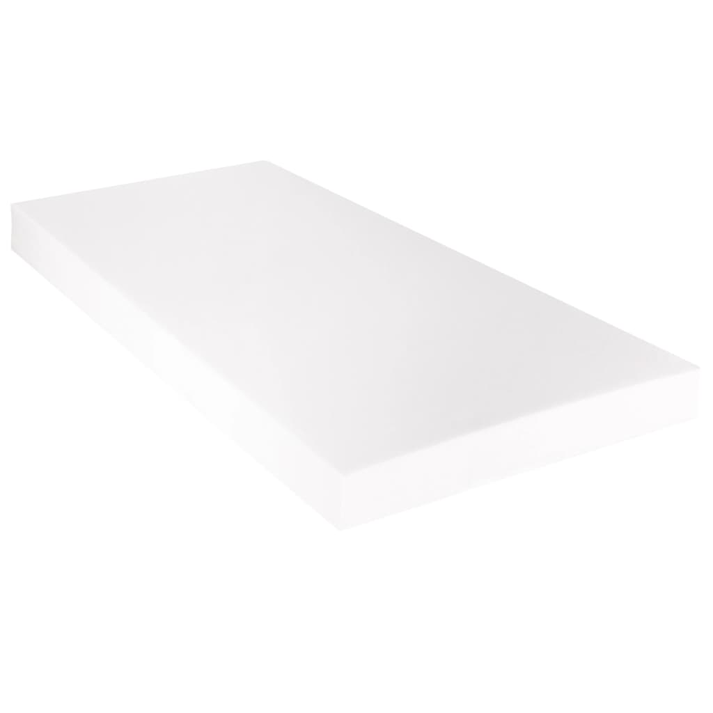 vidaXL Κρεβάτι Γκρι/Λευκό 180 x 200 εκ. από Συνθετικό Δέρμα με Στρώμα