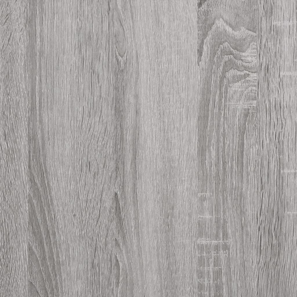 vidaXL Μπουντουάρ με Καθρέφτη Γκρι Sonoma 96 x 39 x 142 εκ.