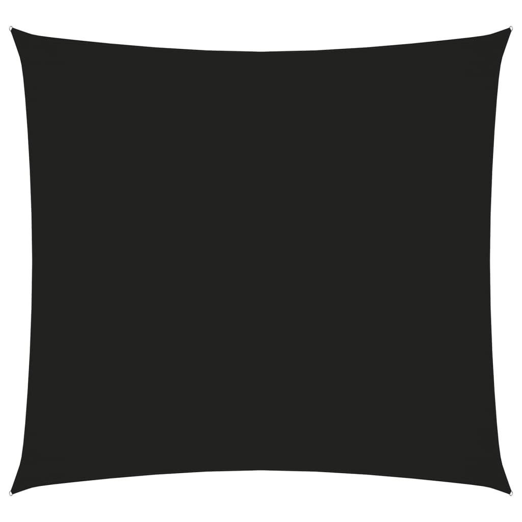 vidaXL Πανί Σκίασης Τετράγωνο Μαύρο 6 x 6 μ. από Ύφασμα Oxford
