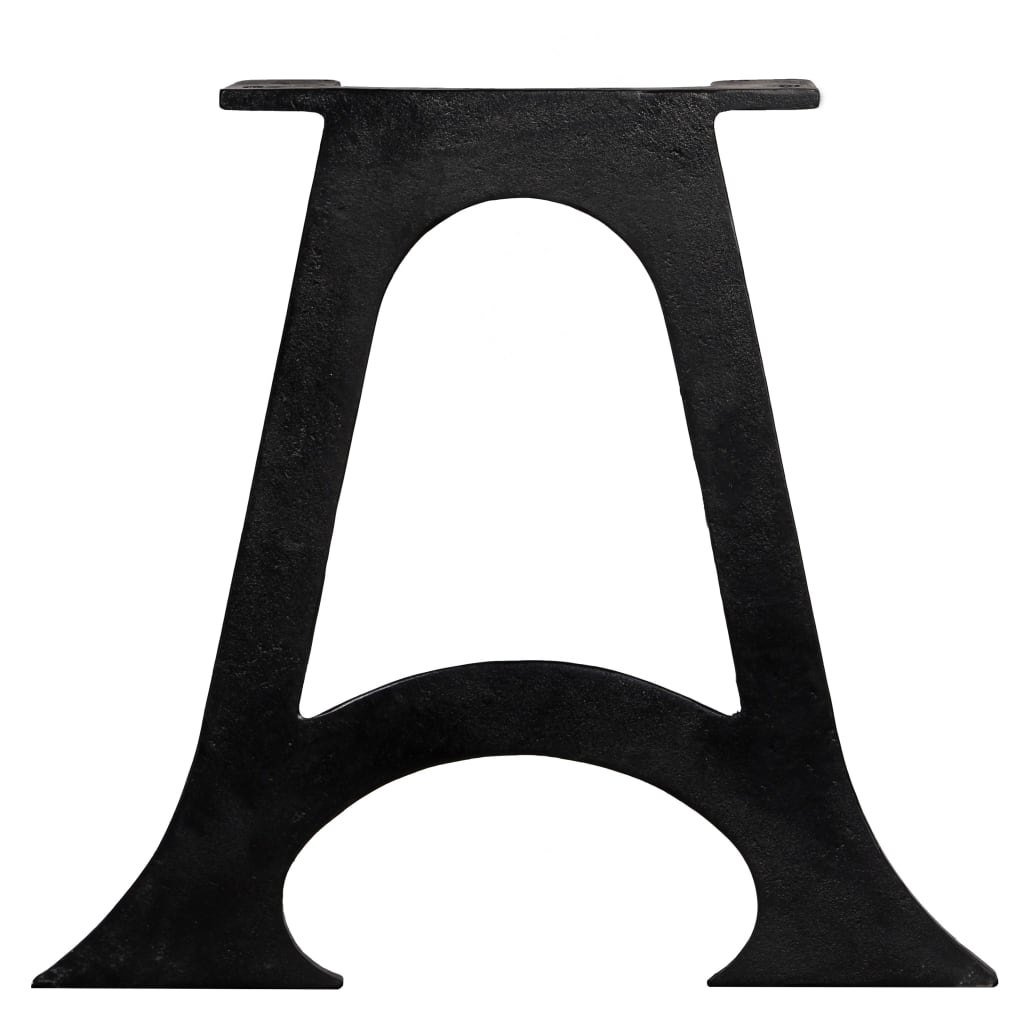 vidaXL Πόδια Τραπεζιού σε Σχήμα «A» με Αψιδωτή Βάση 2 τεμ. Χυτοσίδηρος