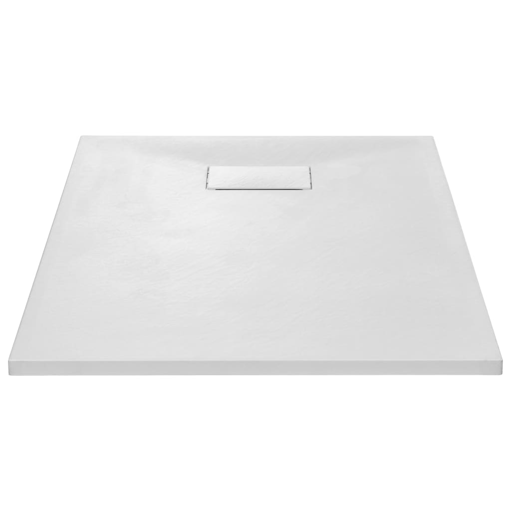 vidaXL Βάση Ντουζιέρας Λευκή 100 x 70 εκ. από SMC