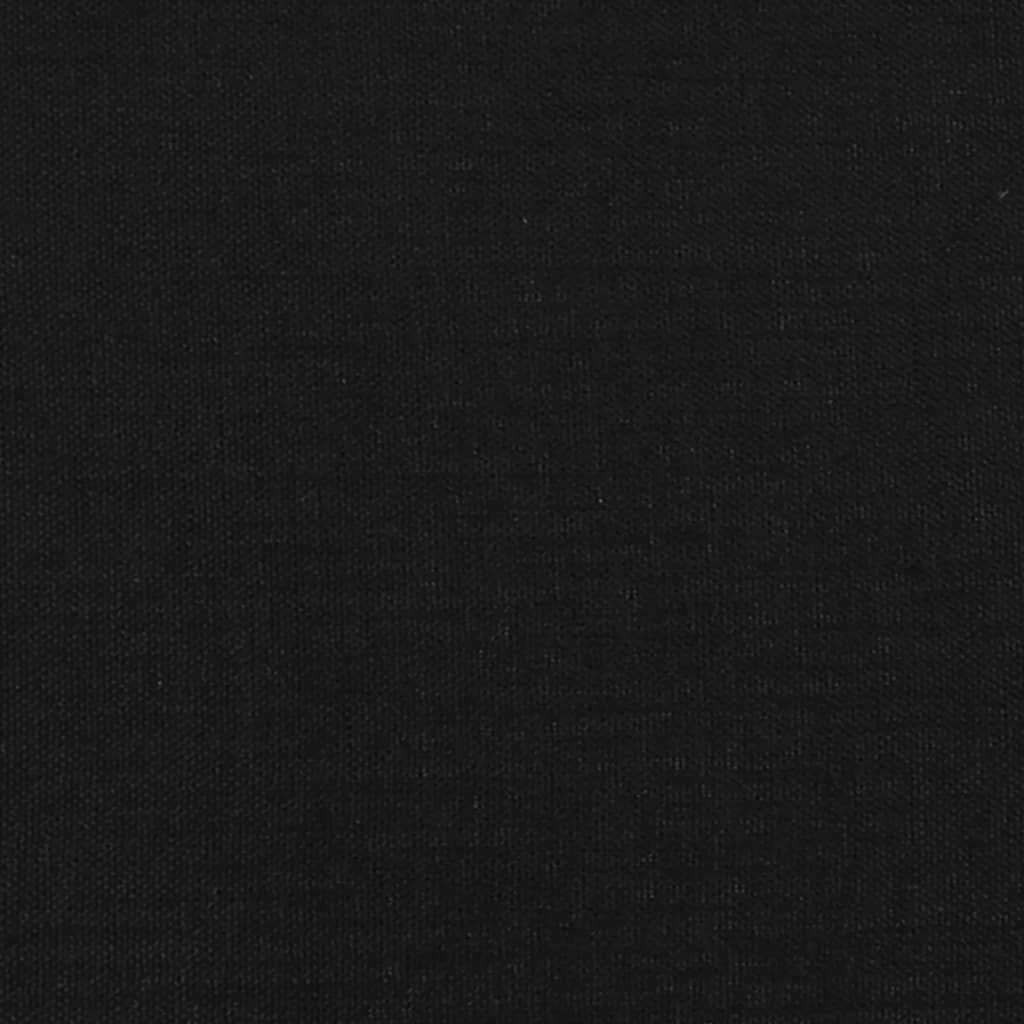 vidaXL Κεφαλάρι με Πτερύγια Μαύρο 147x16x118/128 εκ. Υφασμάτινο