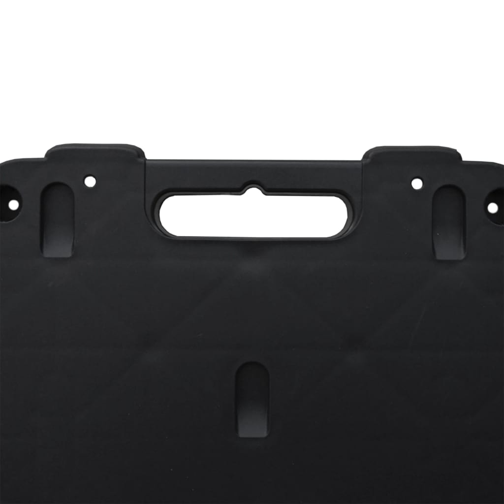 vidaXL Τρόλεϊ Μεταφοράς 5 Τεμ. Μαύρα 58 x 38 x 12 εκ. Πολυπροπυλένιο