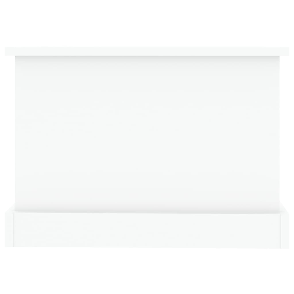 vidaXL Τραπεζάκι Σαλονιού Λευκό 90 x 50 x 35 εκ. Επεξεργασμένο Ξύλο