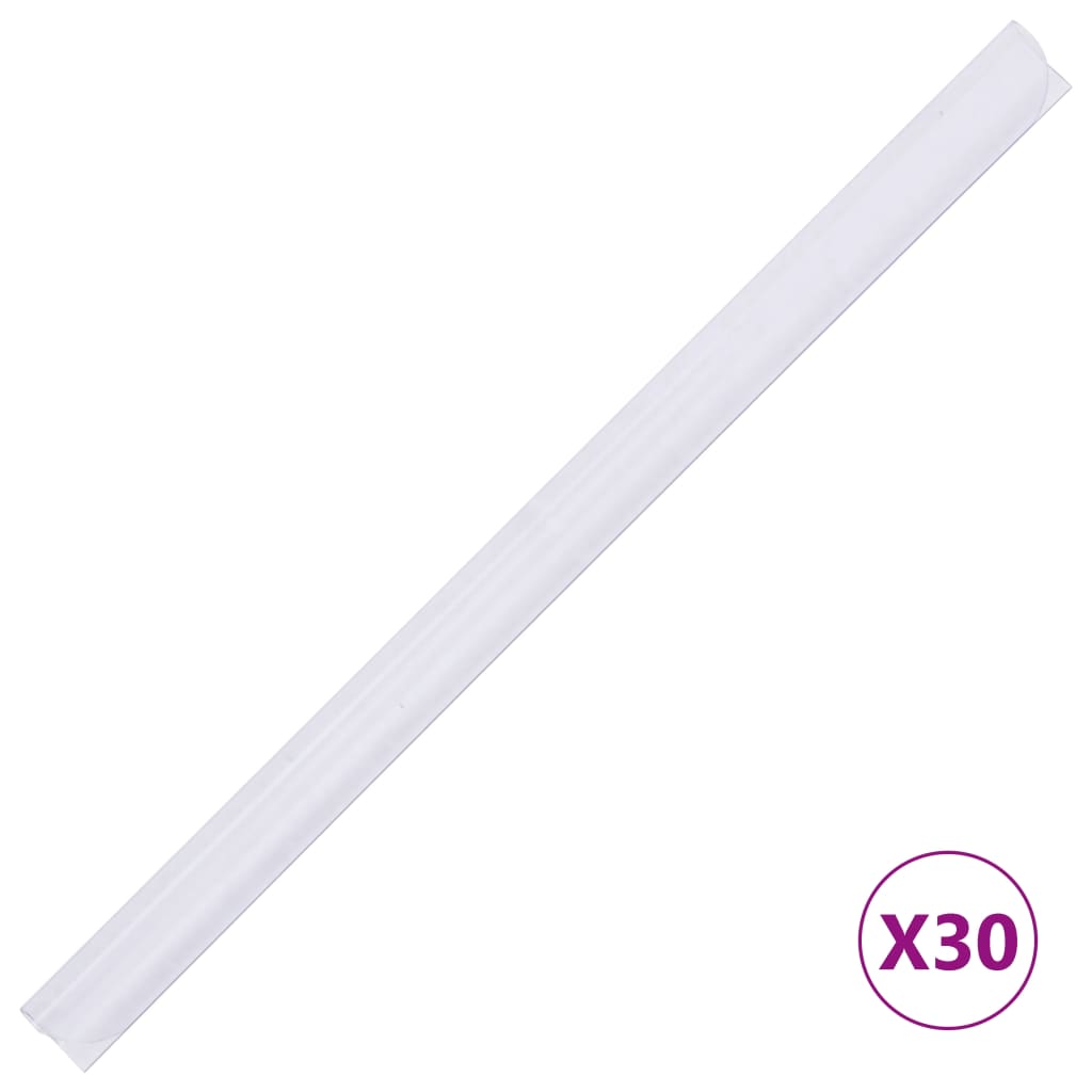 vidaXL Περίφραξη Προστατευτική Λευκή 70 x 0,19 μ. από PVC