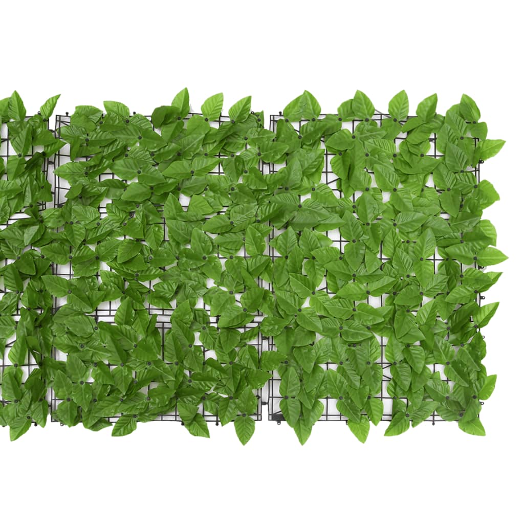 vidaXL Διαχωριστικό Βεράντας με Πράσινα Φύλλα 500 x 75 εκ.