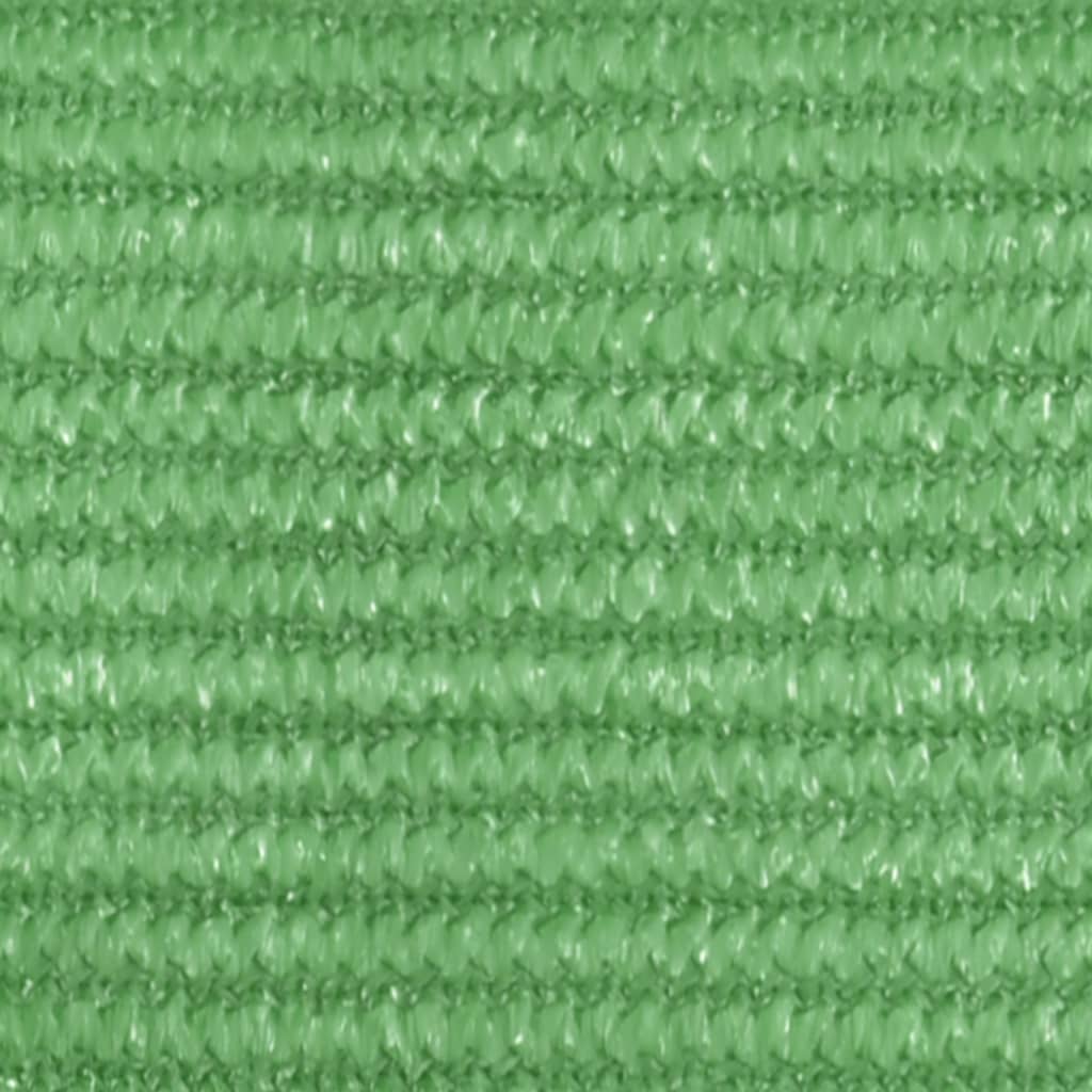 vidaXL Πανί Σκίασης Ανοιχτό Πράσινο 3,5 x 4,5 μ. από HDPE 160 γρ./μ²