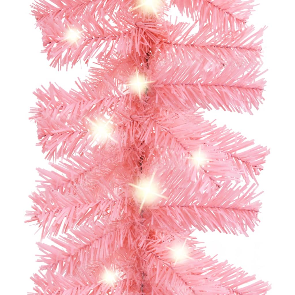 vidaXL Γιρλάντα Χριστουγεννιάτικη με Λαμπάκια LED Ροζ 20 μ.
