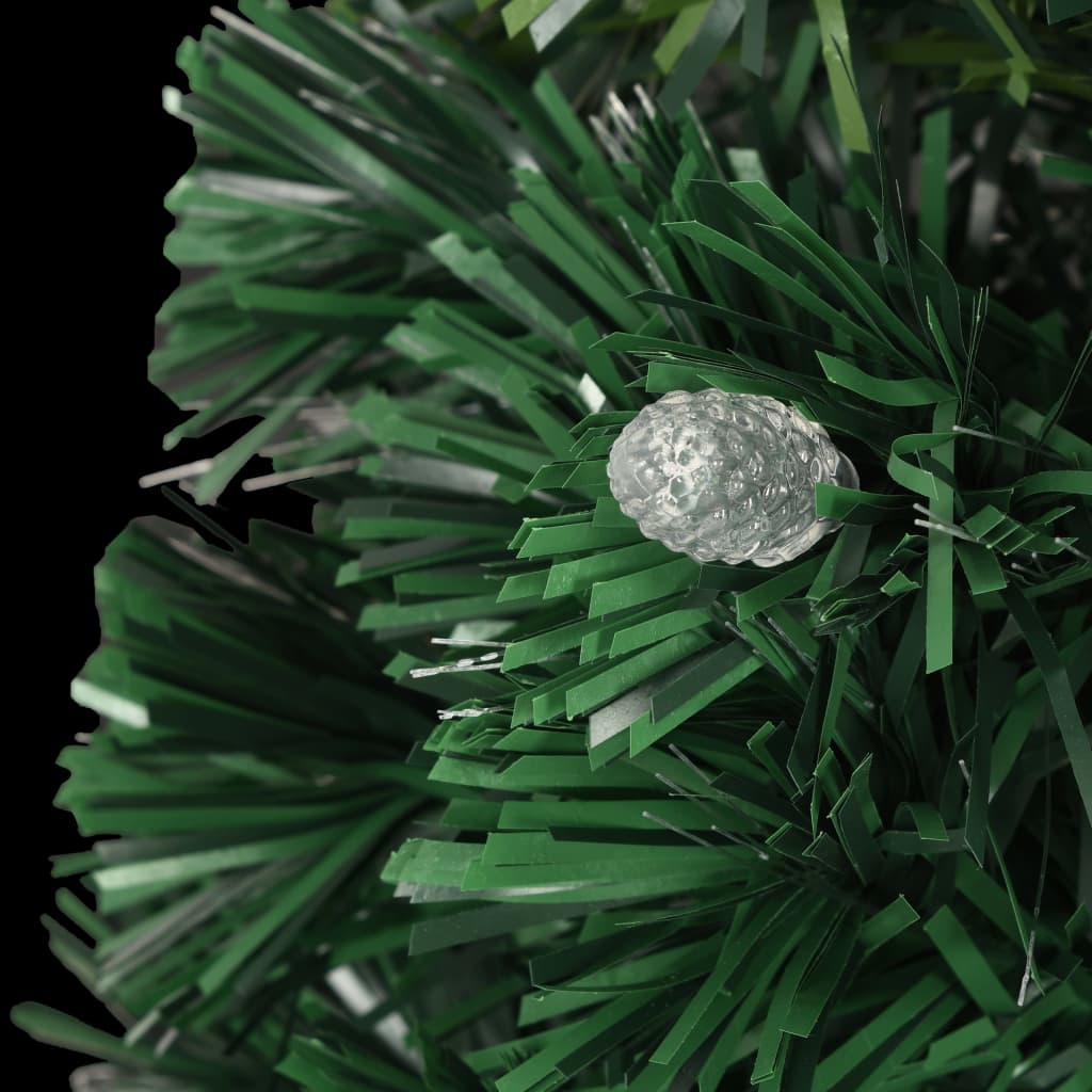 vidaXL Χριστουγεν. Δέντρο Προφωτισμένο με Βάση / Οπτικές Ίνες 180 εκ.