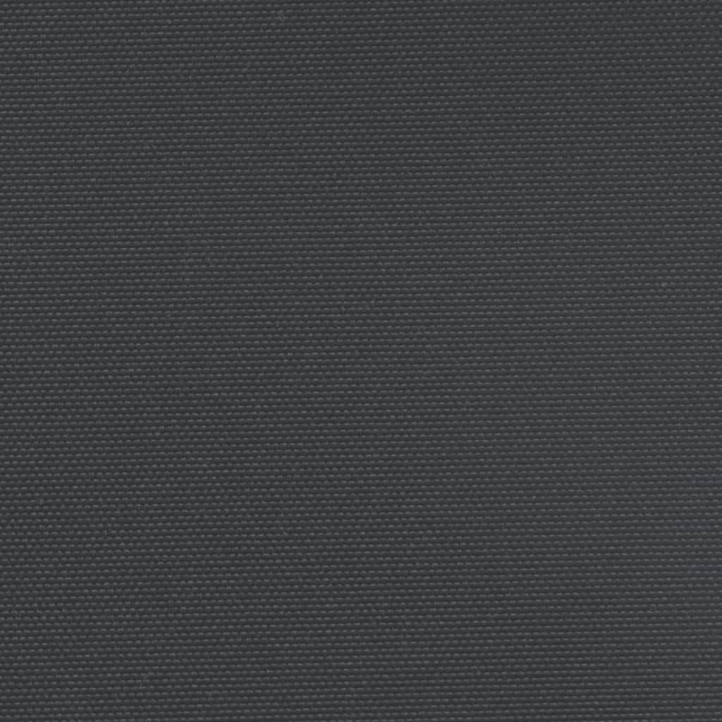 vidaXL Σκίαστρο Πλαϊνό Συρόμενο Μαύρο 120 x 1200 εκ.