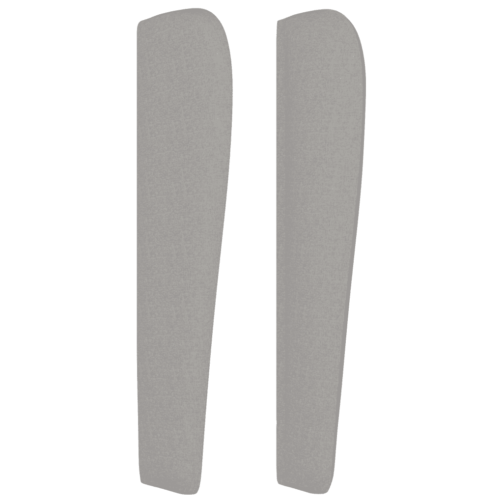 vidaXL Κρεβάτι Boxspring με Στρώμα Ανοιχτό Γκρι 140x190 εκ. Υφασμάτινο