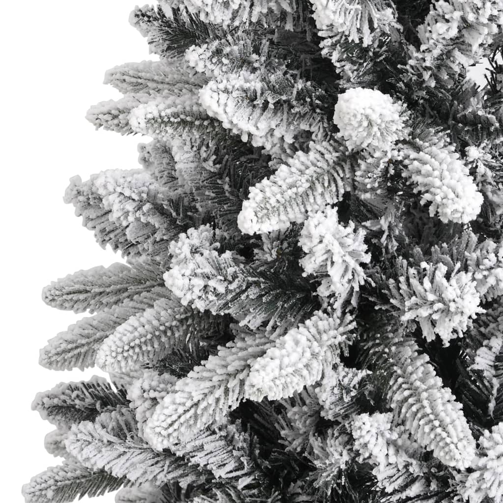 vidaXL Χριστουγεννιάτικο Δέντρο Τεχνητό με Χιόνι 210 εκ. PVC & PE