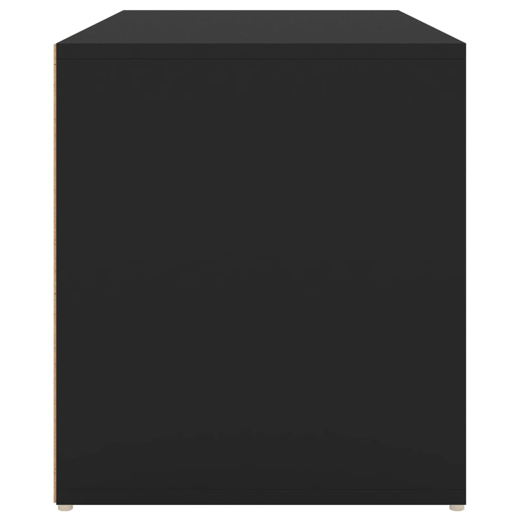 vidaXL Έπιπλο Χολ / Εισόδου Μαύρο 80 x 40 x 45 εκ. από Μοριοσανίδα