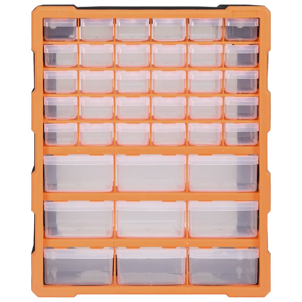 vidaXL Κουτί Αποθήκευσης/Οργάνωσης με 39 Συρτάρια 38 x 16 x 47 εκ.