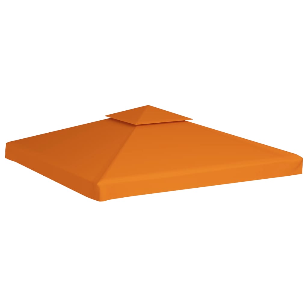 vidaXL Κάλυμμα Ανταλλακτικό για Κιόσκι 310 γρ./μ² Πορτοκαλί 3 x 3 μ.