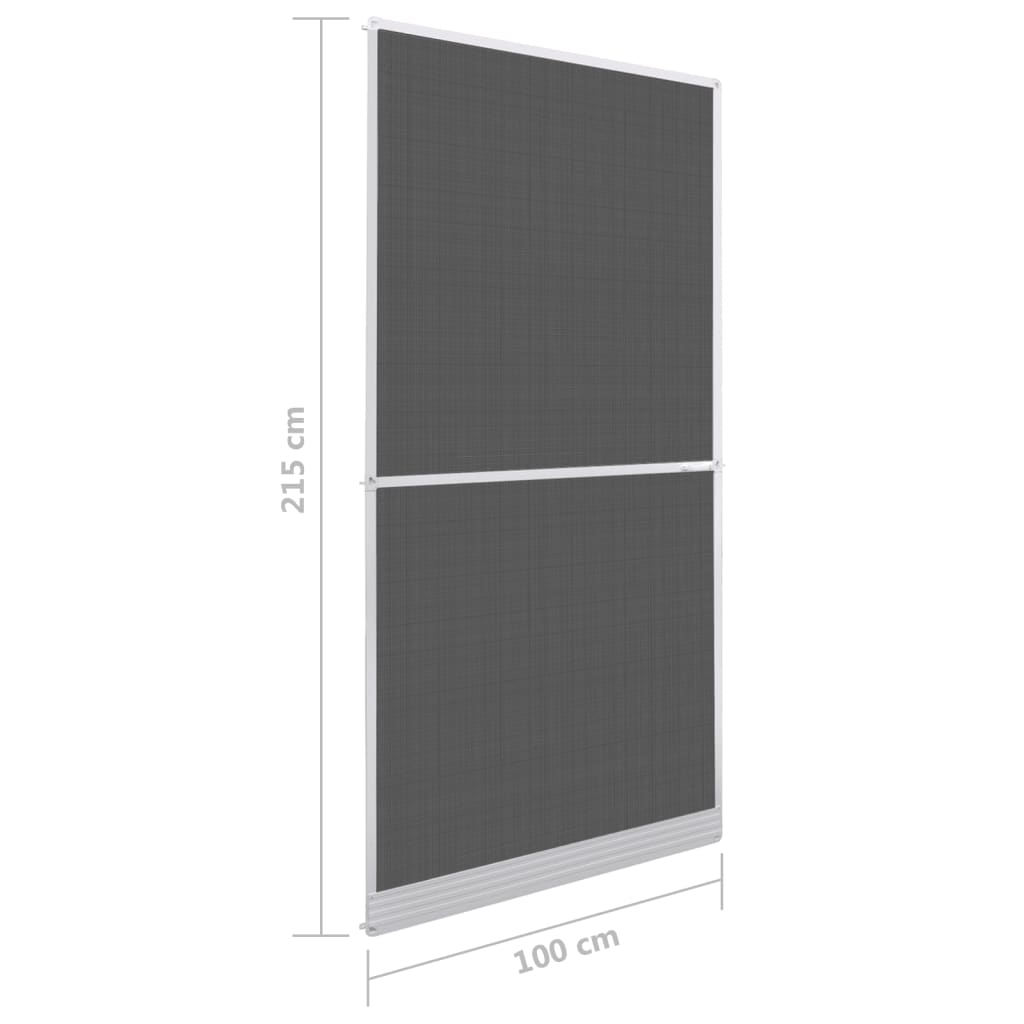 Σήτα Πόρτας με Μεντεσέδες Λευκή 100 x 215 εκ.