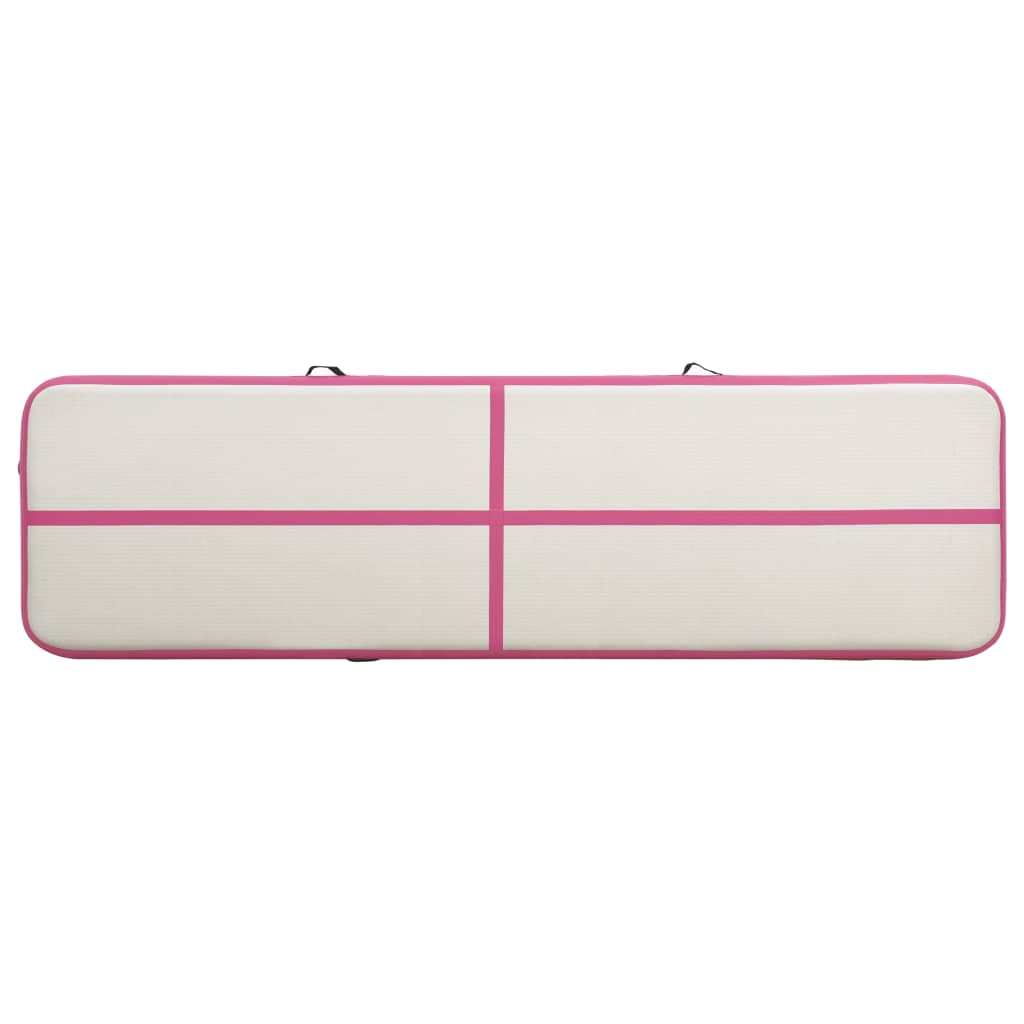 vidaXL Στρώμα Ενόργανης Φουσκωτό Ροζ 700 x 100 x 15 εκ. PVC με Τρόμπα