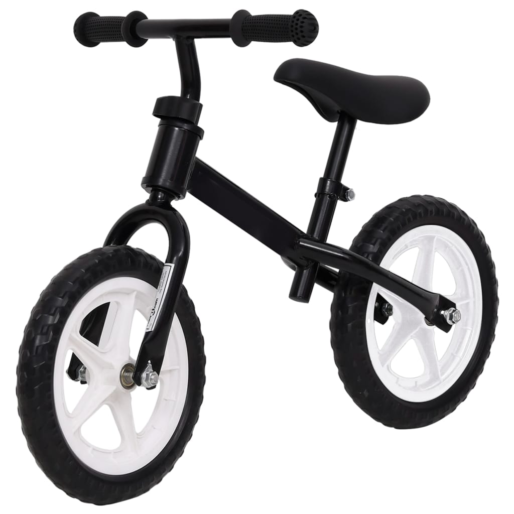 vidaXL Ποδήλατο Ισορροπίας με Τροχούς 9,5 ιντσών Μαύρο
