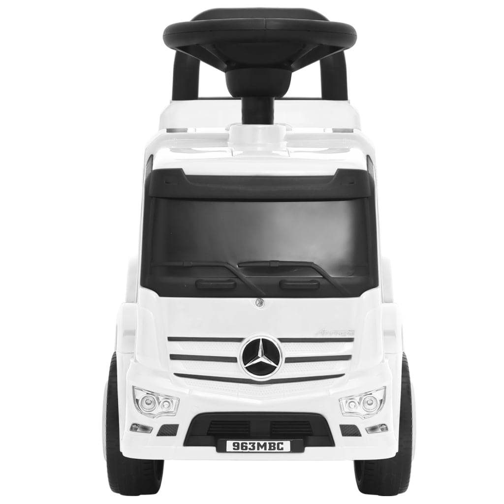 vidaXL Αυτοκίνητο Παιδικό Περπατούρα Mercedes-Benz Φορτηγό Λευκό