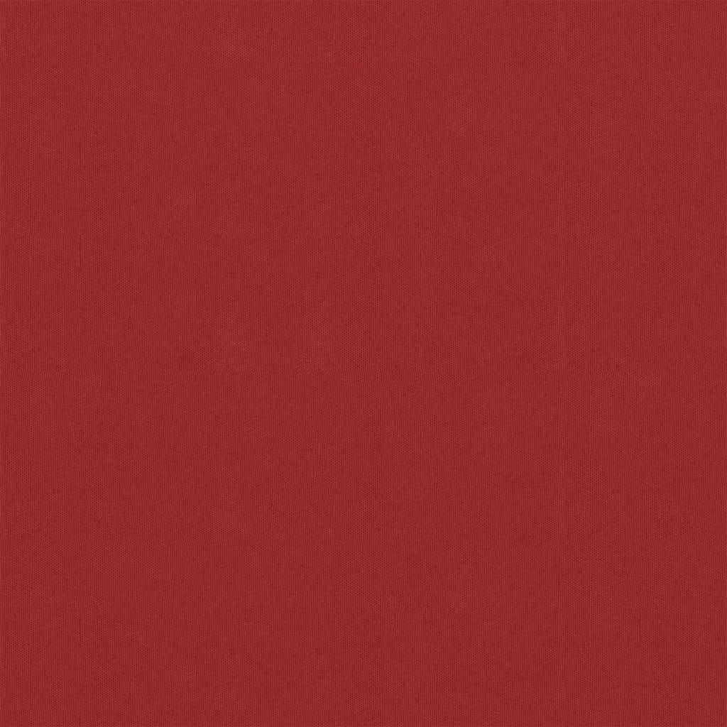 vidaXL Διαχωριστικό Βεράντας Κόκκινο 120 x 600 εκ. Ύφασμα Oxford