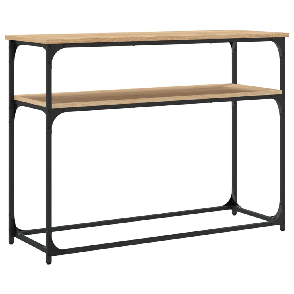 vidaXL Τραπέζι Κονσόλα Sonoma Δρυς 100x35,5x75 εκ. Επεξεργασμένο Ξύλο