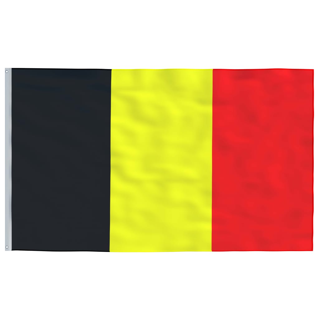vidaXL Σημαία του Βελγίου και Ιστός 6,23 μ. από Αλουμίνιο