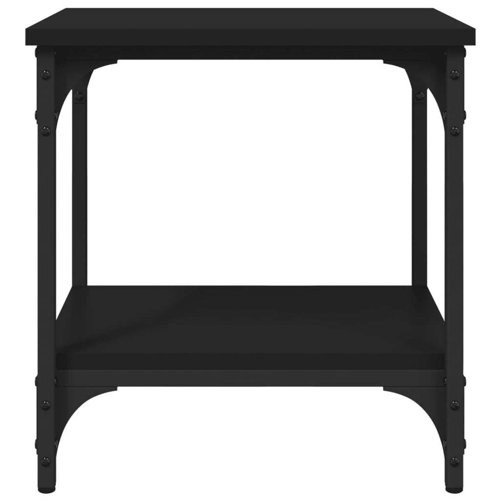 vidaXL Βοηθητικό Τραπέζι Μαύρο 40 x 30 x 42 εκ. από Επεξεργασμένο Ξύλο