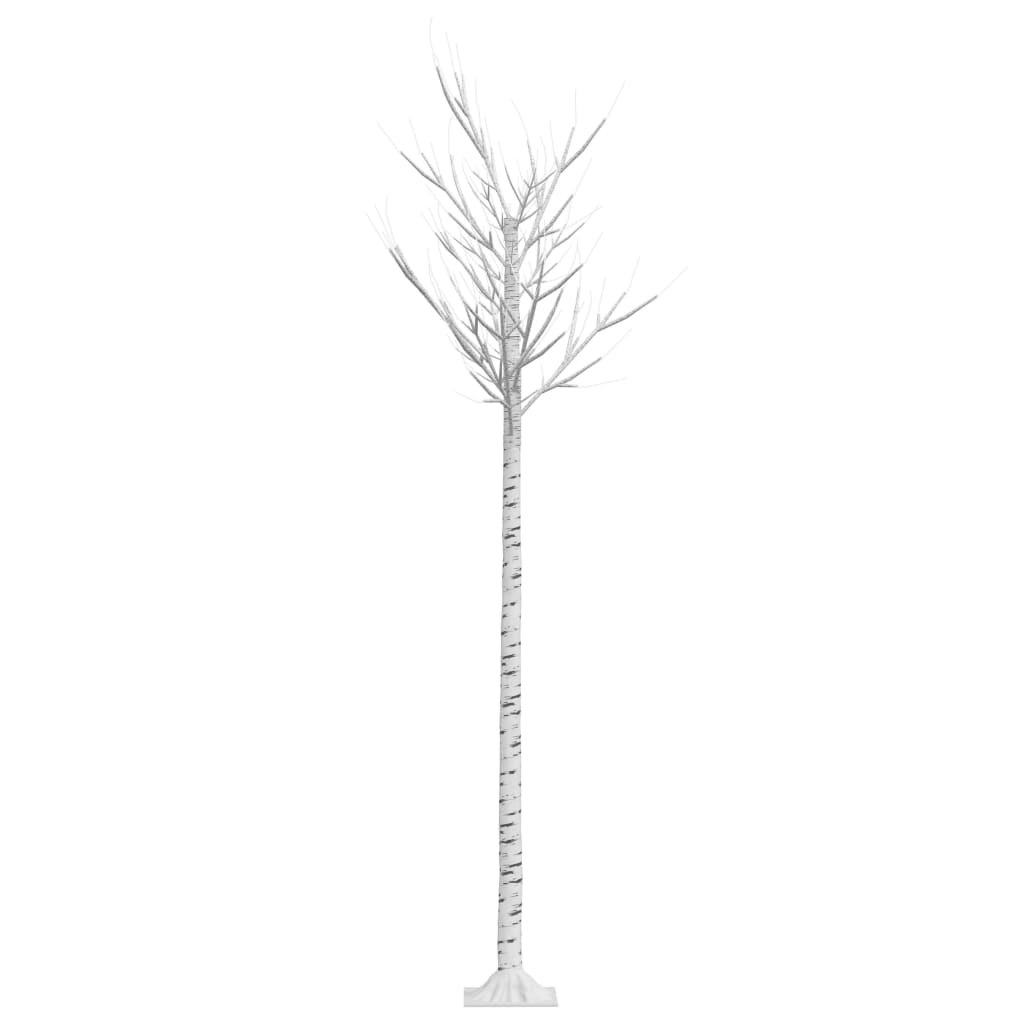 vidaXL Χριστουγ. Δέντρο Εξωτ./Εσωτ. Χώρου 200LED Ψυχρό Λευκό 2,2μ Ιτιά