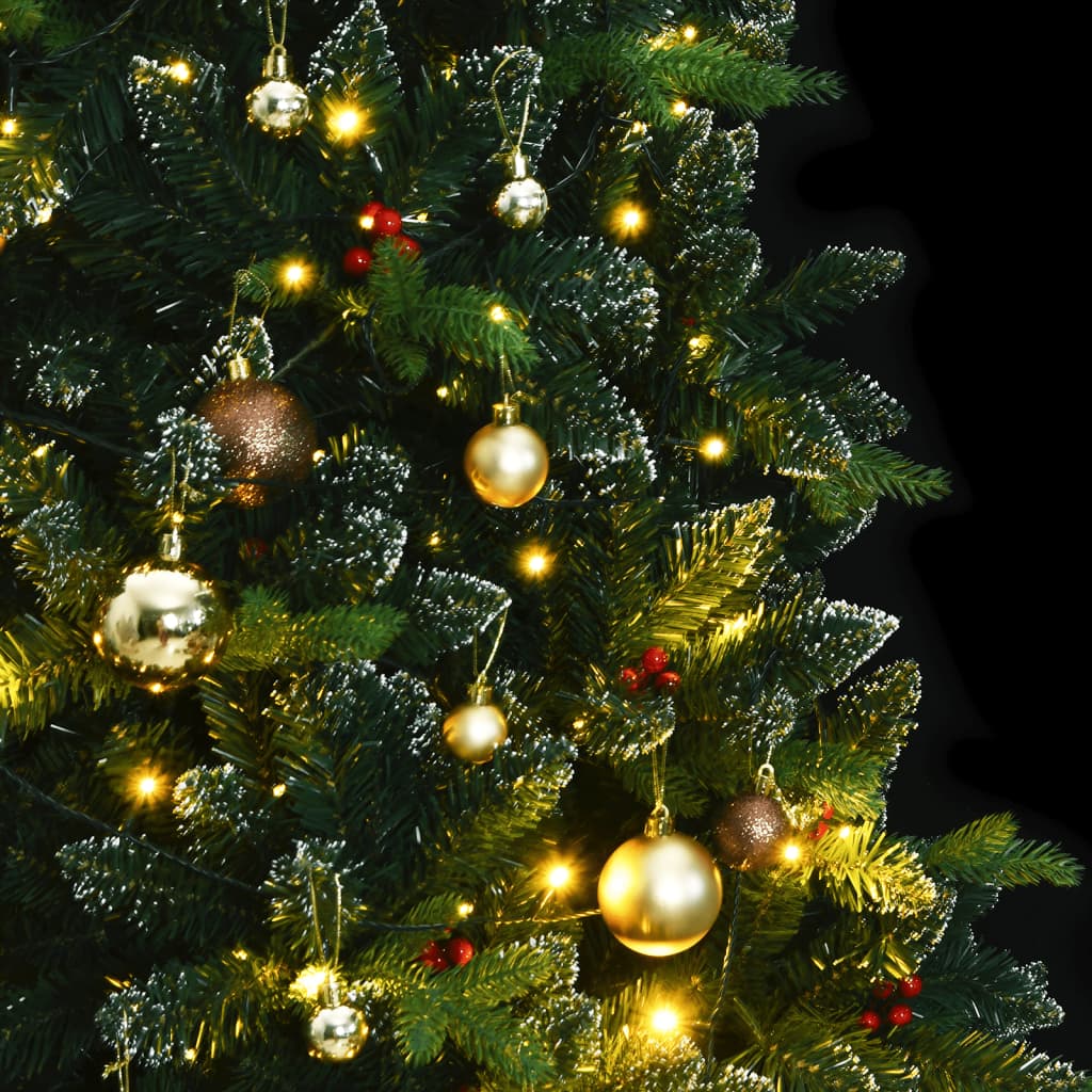 vidaXL Χριστουγεν. Δέντρο Τεχνητό Αρθρωτό με 150 LED & Μπάλες 150 εκ.