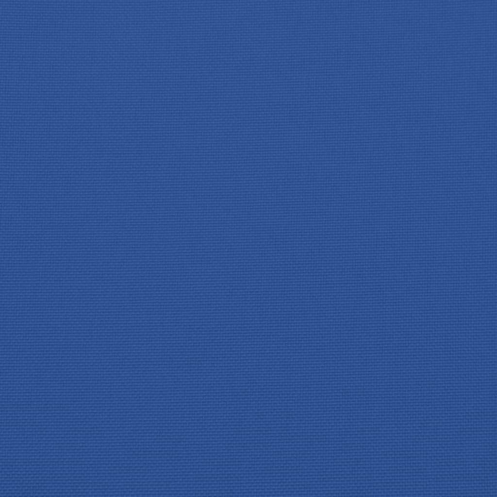 vidaXL Μαξιλάρι Παλέτας Μπλε Ρουά 120 x 40 x 12 εκ. Υφασμάτινο