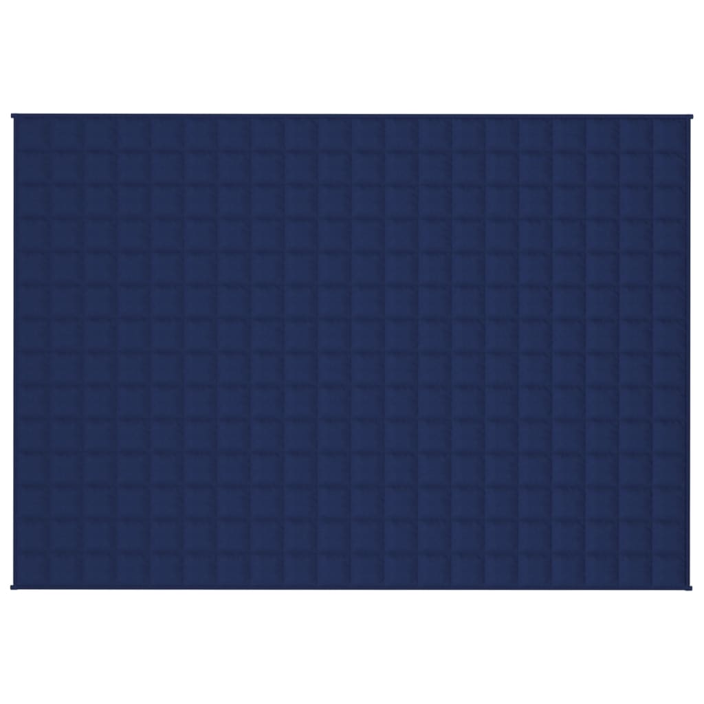vidaXL Κουβέρτα Βαρύτητας Μπλε 138 x 200 εκ. 10 κ. Υφασμάτινη