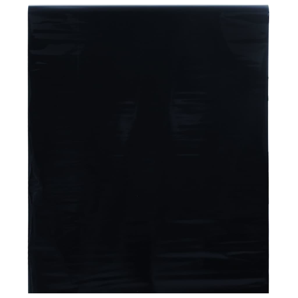 vidaXL Μεμβράνη Παραθύρου Αντιστατική Αμμοβολή Μαύρο 90x1000 εκ PVC
