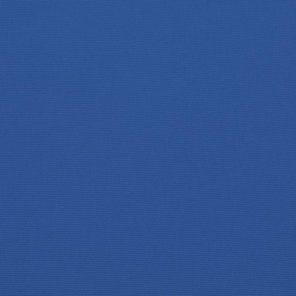 vidaXL Μαξιλάρι Παλέτας Μπλε Ρουά 60 x 60 x 12 εκ. Υφασμάτινο