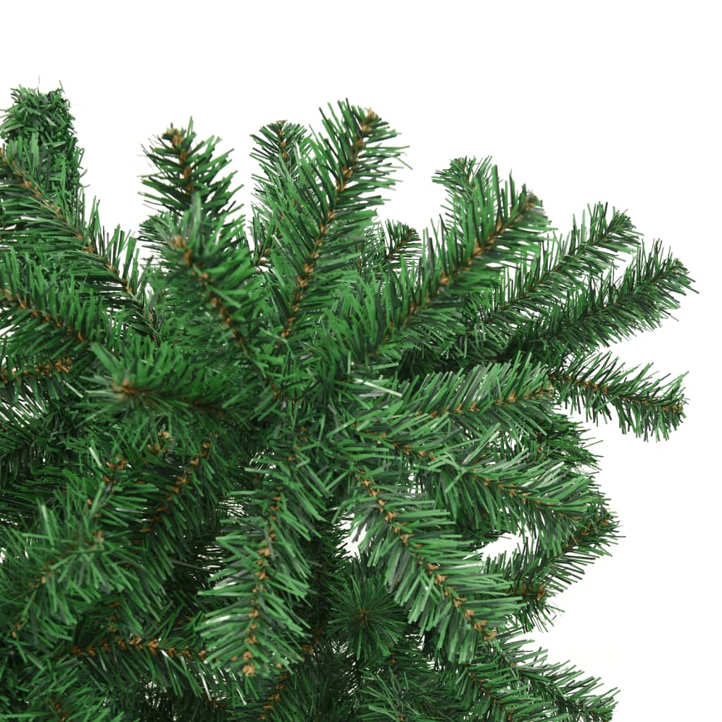 vidaXL Χριστουγεννιάτικο Δέντρο Ανάποδο με Βάση Πράσινο 240 εκ.
