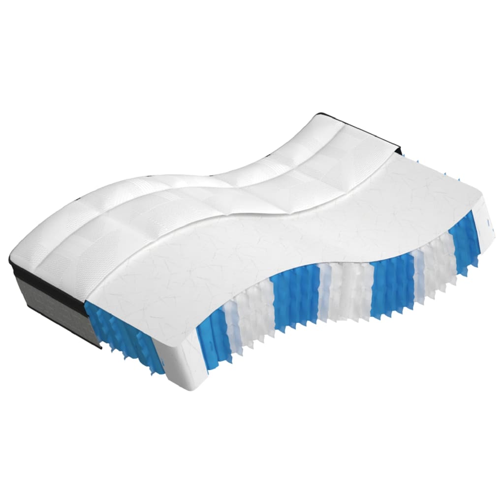 vidaXL Στρώμα με Pocket Springs Μεσαία Plus Σκληρότητα 100x200 εκ.