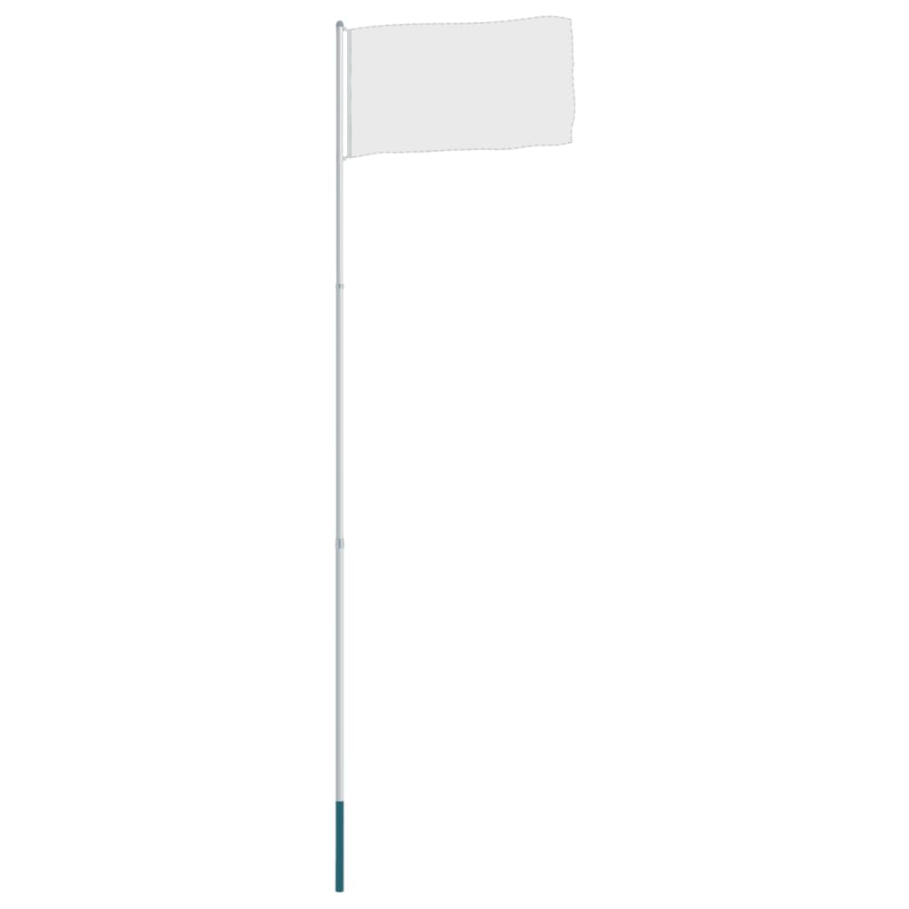 vidaXL Ιστός Σημαίας Τηλεσκοπικός 4 μ. Αλουμινίου
