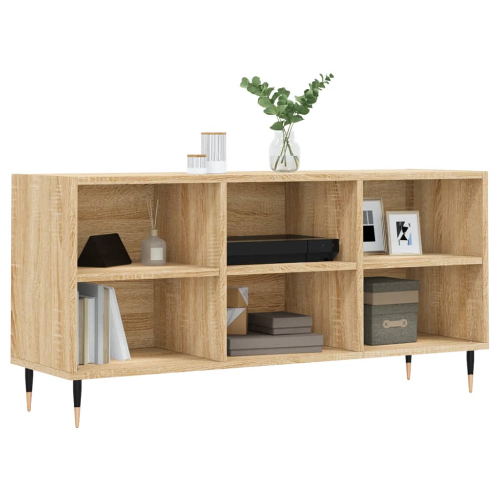vidaXL Έπιπλο Τηλεόρασης Sonoma Δρυς 103,5x30x50 εκ Επεξεργασμένο Ξύλο