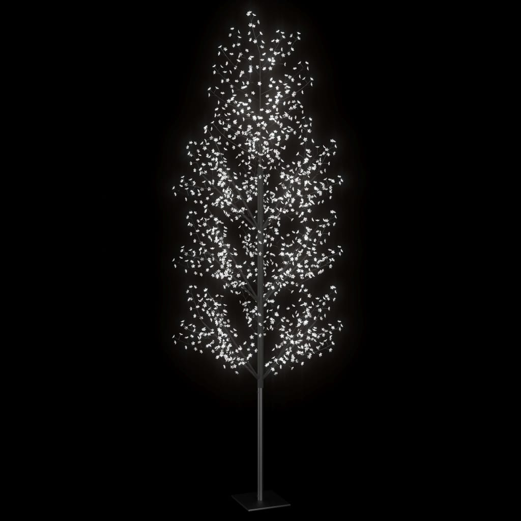 vidaXL Χριστουγεννιάτικο Δέντρο Κερασιά 1200 LED Ψυχρό Λευκό Φως 400εκ