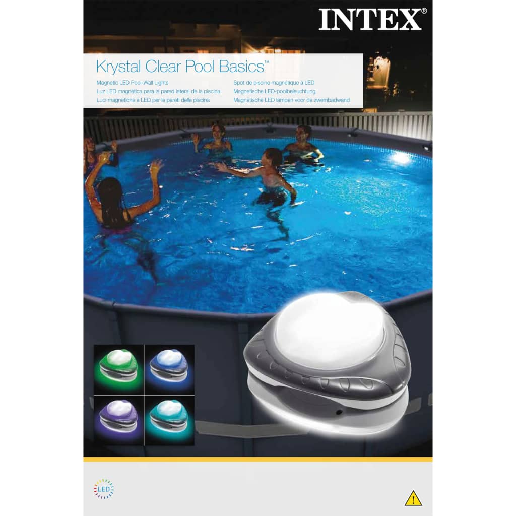 Intex Φωτιστικό Πισίνας LED Μαγνητικό Επιτοίχιο 28698