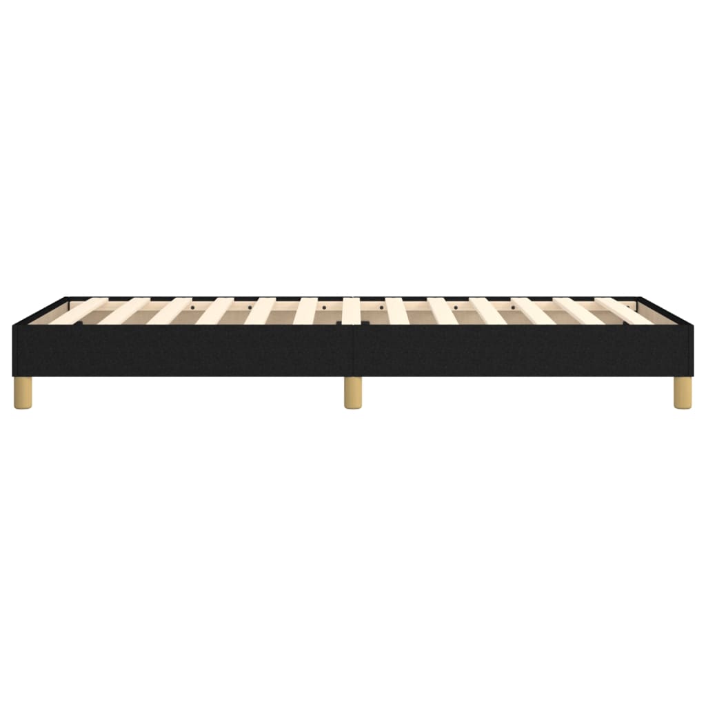 vidaXL Πλαίσιο Κρεβατιού Boxspring Μαύρο 90 x 200 εκ. Υφασμάτινο