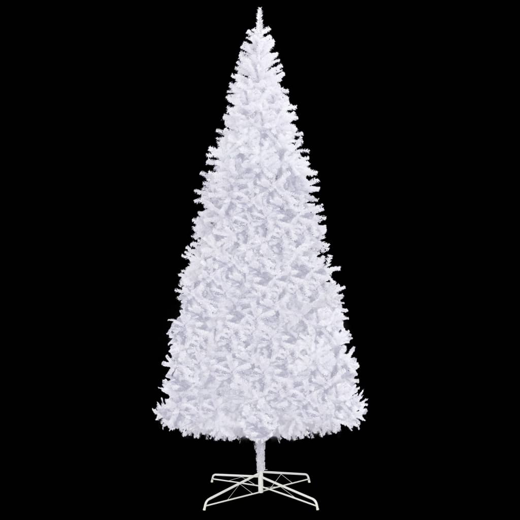 vidaXL Χριστουγεν Δέντρο Τεχν. Προφωτισμένο LEDs Μπάλες Λευκό 400εκ