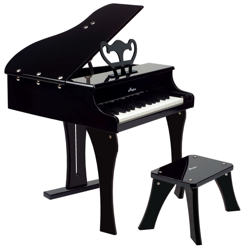 Hape Πιάνο με Ουρά Happy Grand Piano Μαύρο E0320