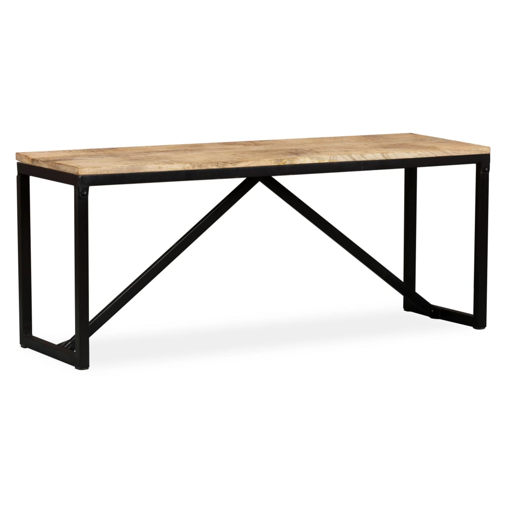 vidaXL Πάγκος 110 x 35 x 45 εκ. από Μασίφ Ξύλο Μάνγκο