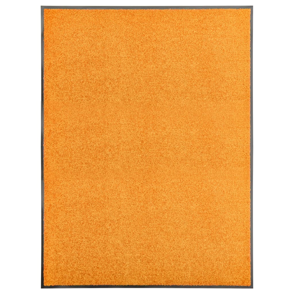 vidaXL Πατάκι Εισόδου Πλενόμενο Πορτοκαλί 90 x 120 εκ.
