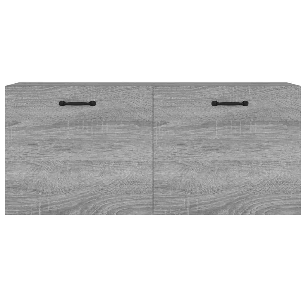 vidaXL Ντουλάπι Τοίχου Γκρι Sonoma 80x35x36,5 εκ. Επεξεργασμένο Ξύλο