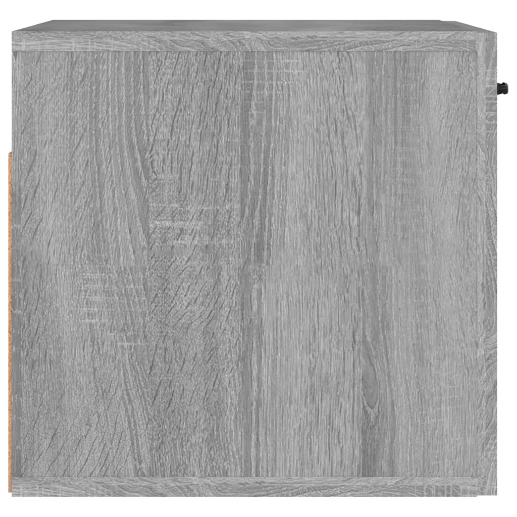vidaXL Ντουλάπι Τοίχου Γκρι Sonoma 80x35x36,5 εκ. Επεξεργασμένο Ξύλο