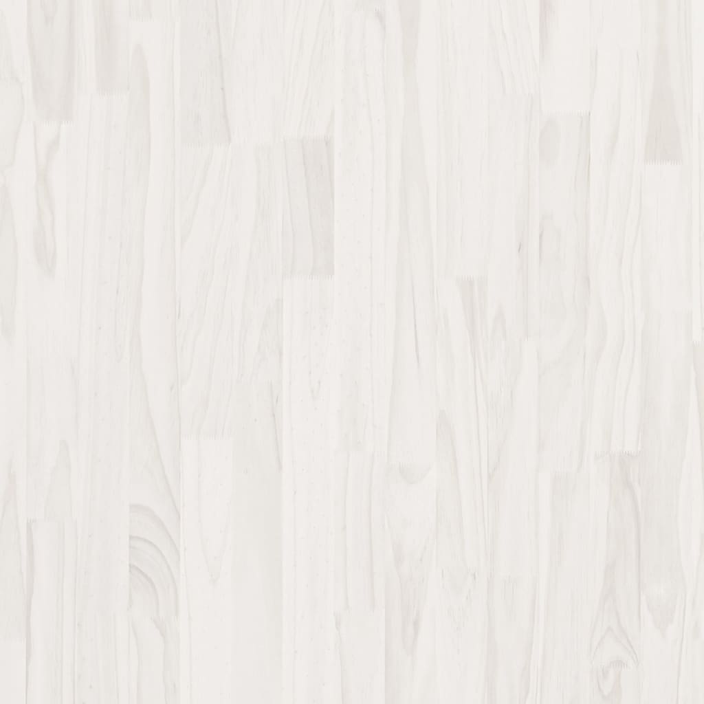 vidaXL Ψηλό Ντουλάπι Λευκό 80 x 30 x 210 εκ. από Μασίφ Ξύλο Πεύκου